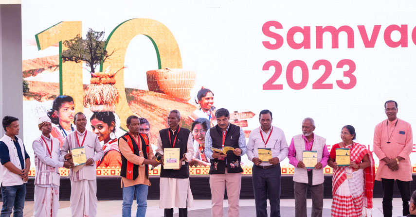 Director, Prof. Ram Kumar Kakani unveils the rich tapestry of Adivasi heritage at SAMVAAD