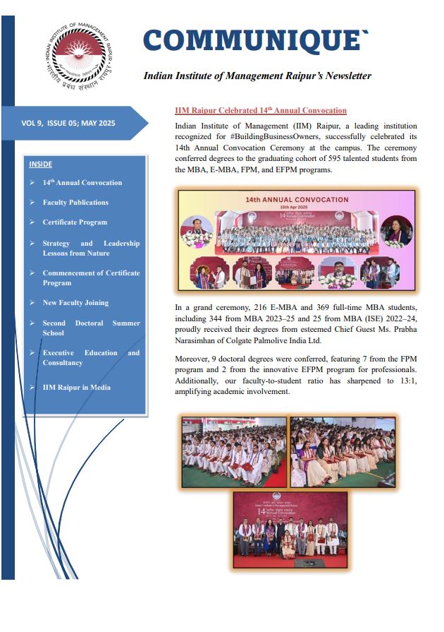 Newsletter May 2025