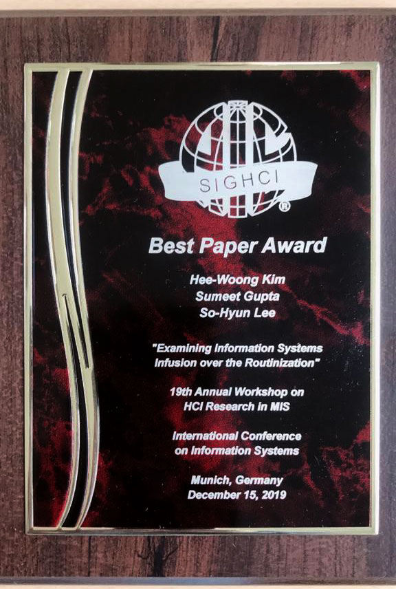 Prof. Sumeet Gupta has been awarded ‘Best Paper Award’